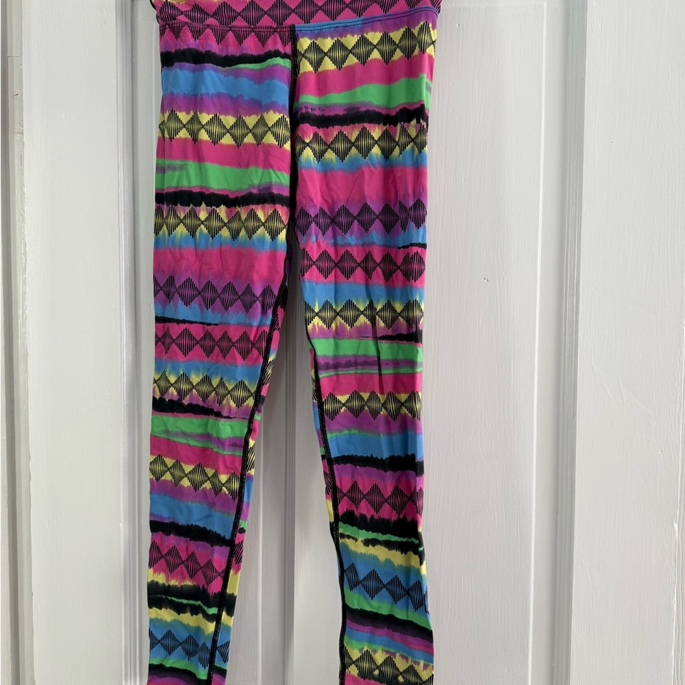 Vibrant Multicolor Striped Women's Leggings